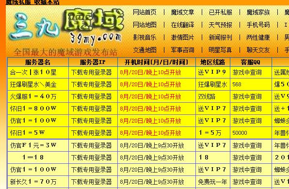 玩家们曾经熟悉的魔域私服发布网 - 私服魔域网