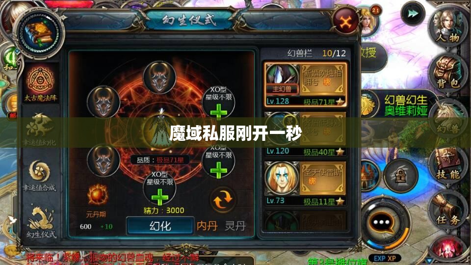 魔域SF [幻兽心得]法师带3法宠的好处 - 私服魔域网