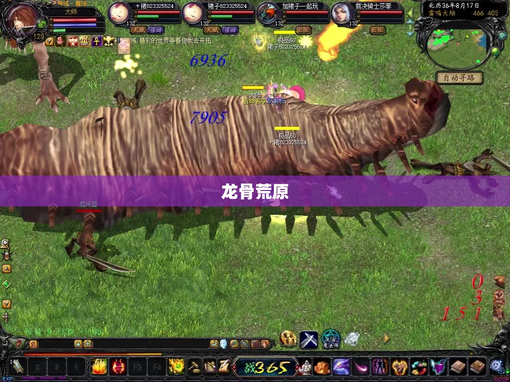 龙骨荒原之谜：探寻魔域神秘的隐藏BOSS - 私服魔域网