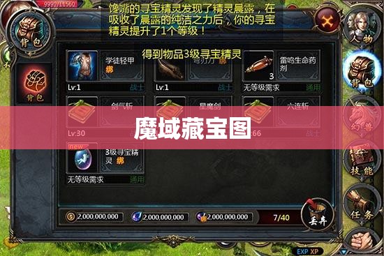 暗夜降临，魔域藏宝图之谜——探寻失落的精灵宝藏 - 私服魔域网