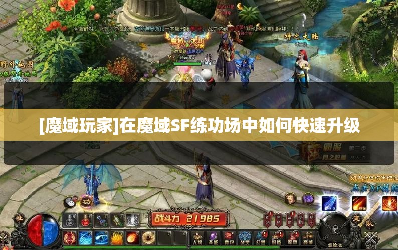 [魔域玩家]在魔域SF练功场中如何快速升级