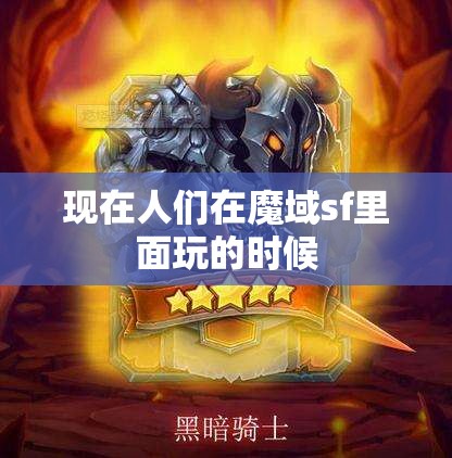 暗黑骑士作为前场攻击时怎么去打