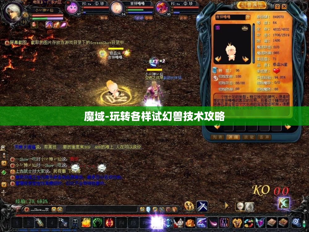 魔域-玩转各样试幻兽技术攻略