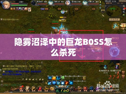 隐雾沼泽中的巨龙B0SS怎么杀死