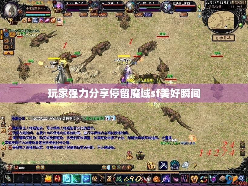 玩家强力分享停留魔域sf美好瞬间