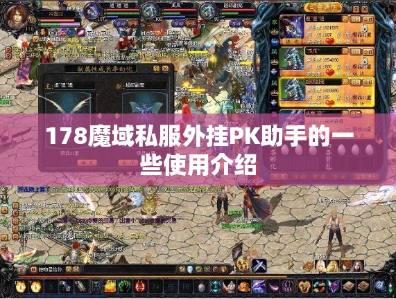 178魔域私服外挂PK助手的一些使用介绍