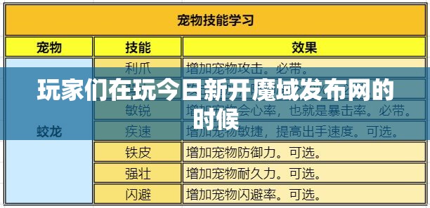 宠物对于玩家有什么具体的作用