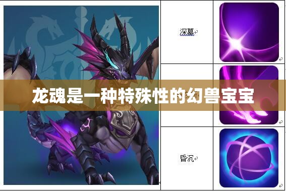 龙魂是一种特殊性的幻兽宝宝
