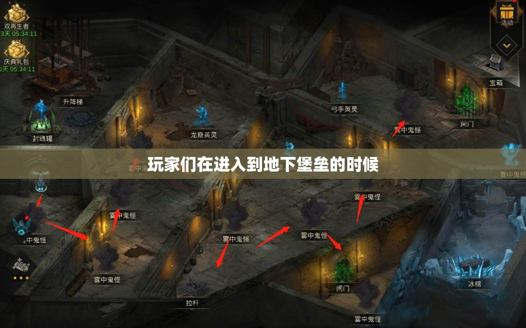 玩地下堡垒副本要注意玩家们的三角配合